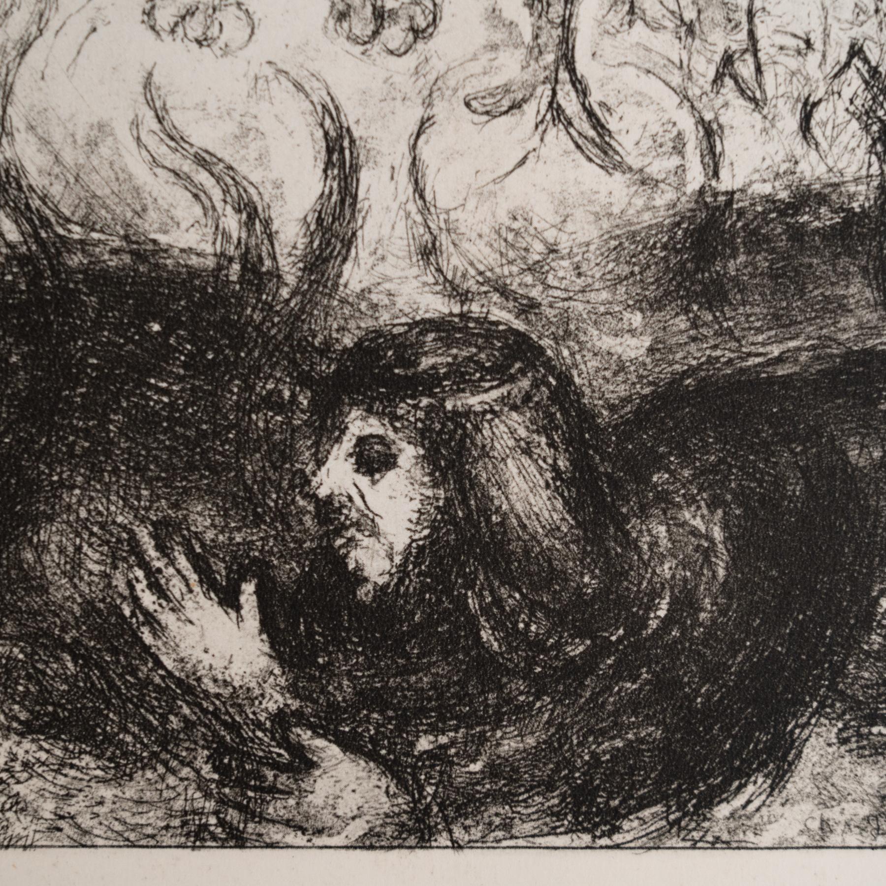 Heliograbado de Marc Chagall de su serie bíblica icónica, 1956 en venta 1