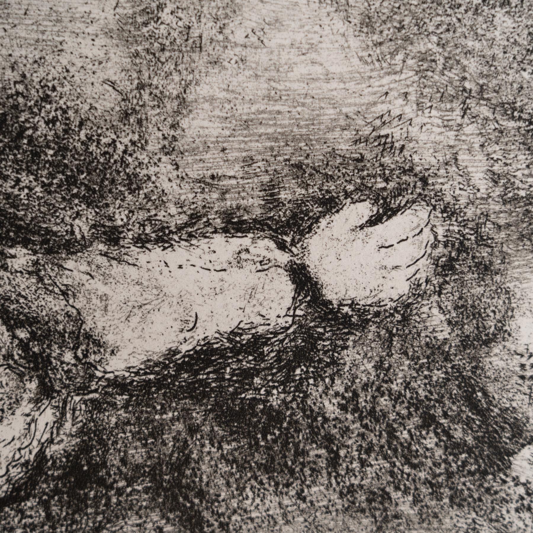 Heliograbado de Marc Chagall de su serie bíblica icónica, 1956 en venta 1
