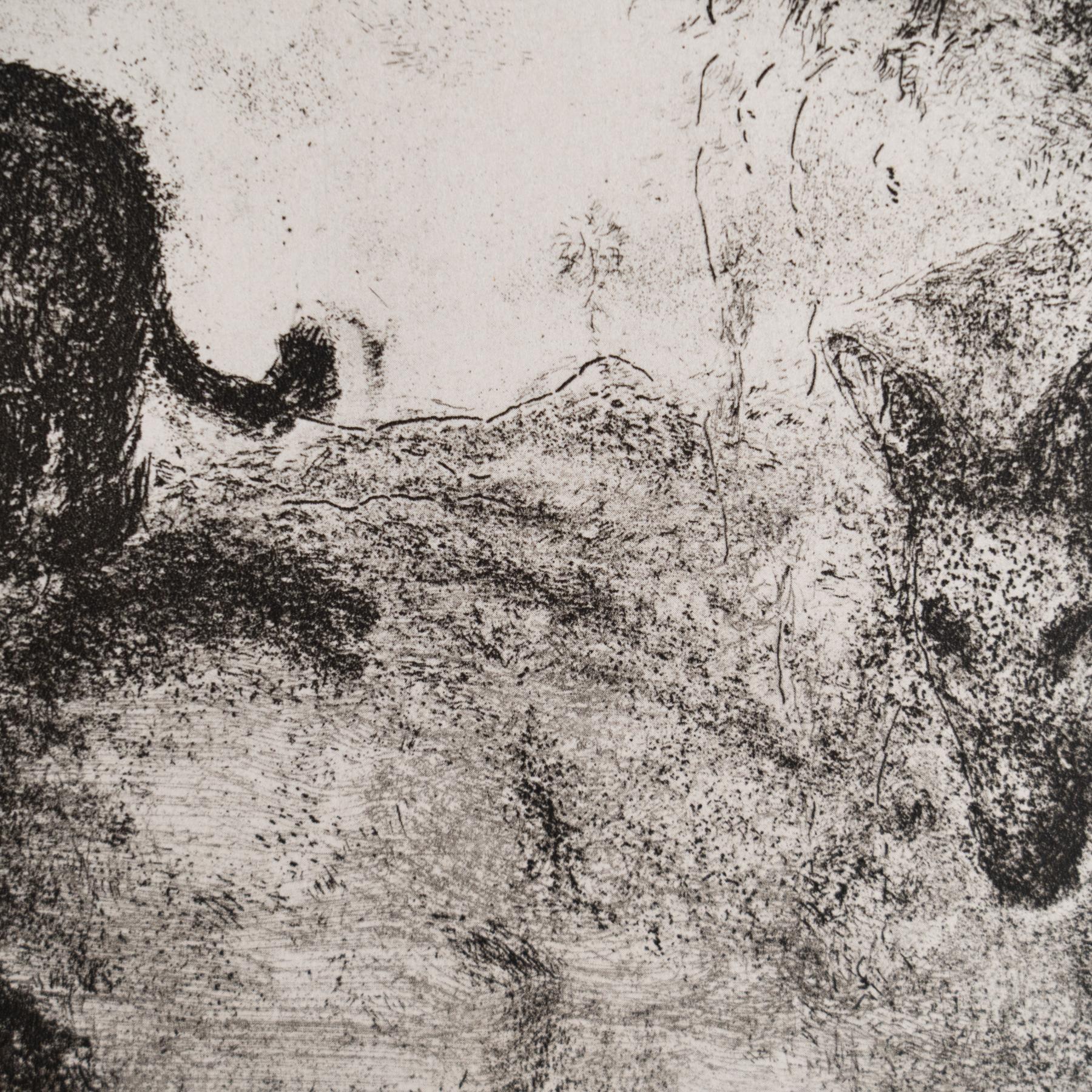 Heliograbado de Marc Chagall de su serie bíblica icónica, 1956 en venta 2