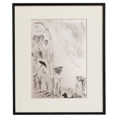Heliograbado de Marc Chagall de su serie bíblica icónica, 1956