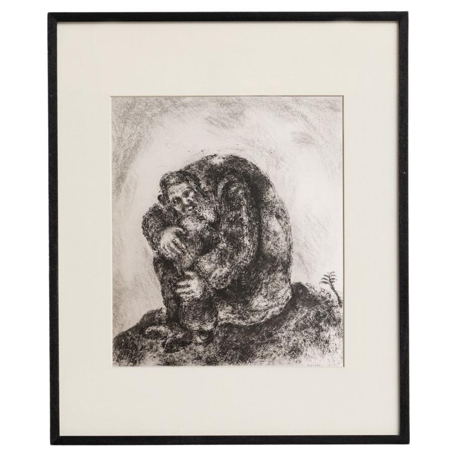 Heliograbado de Marc Chagall de su serie bíblica icónica, 1956 en venta