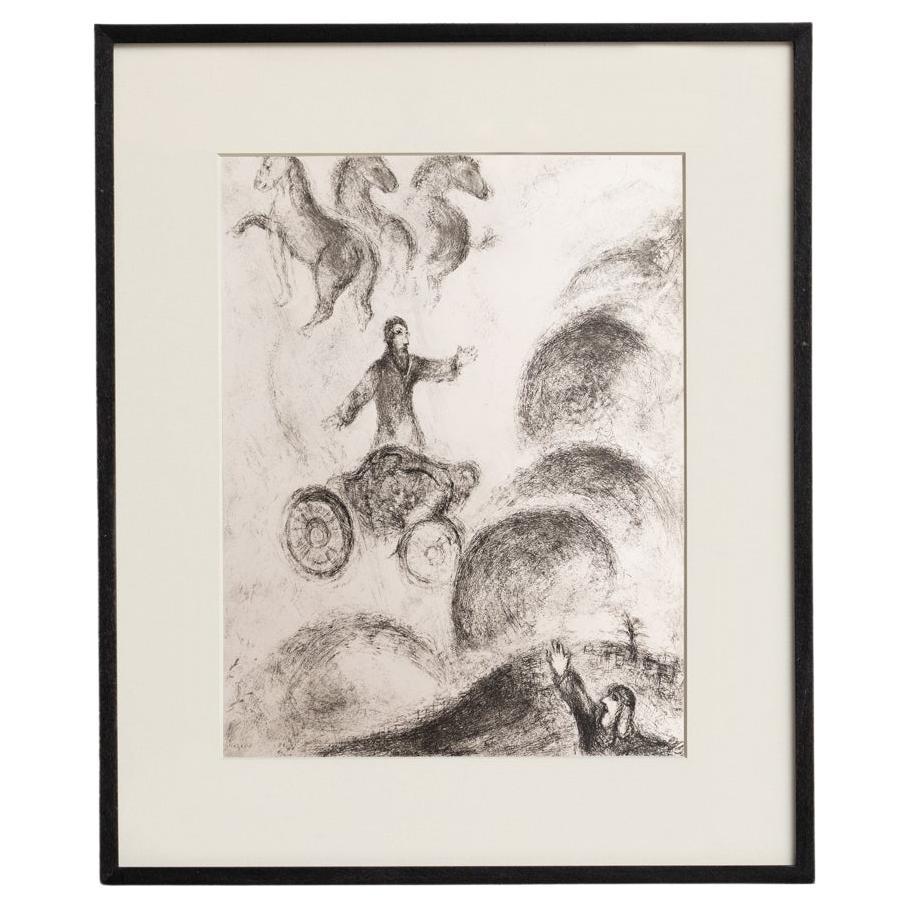 Heliograbado de Marc Chagall de su serie bíblica icónica, 1956 en venta