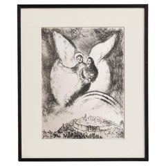 Heliogravurdruck von Marc Chagall aus seiner ikonischen biblischen Serie, 1956