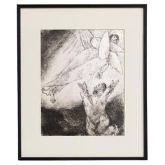 Heliogravurdruck von Marc Chagall aus seiner ikonischen biblischen Serie, 1956