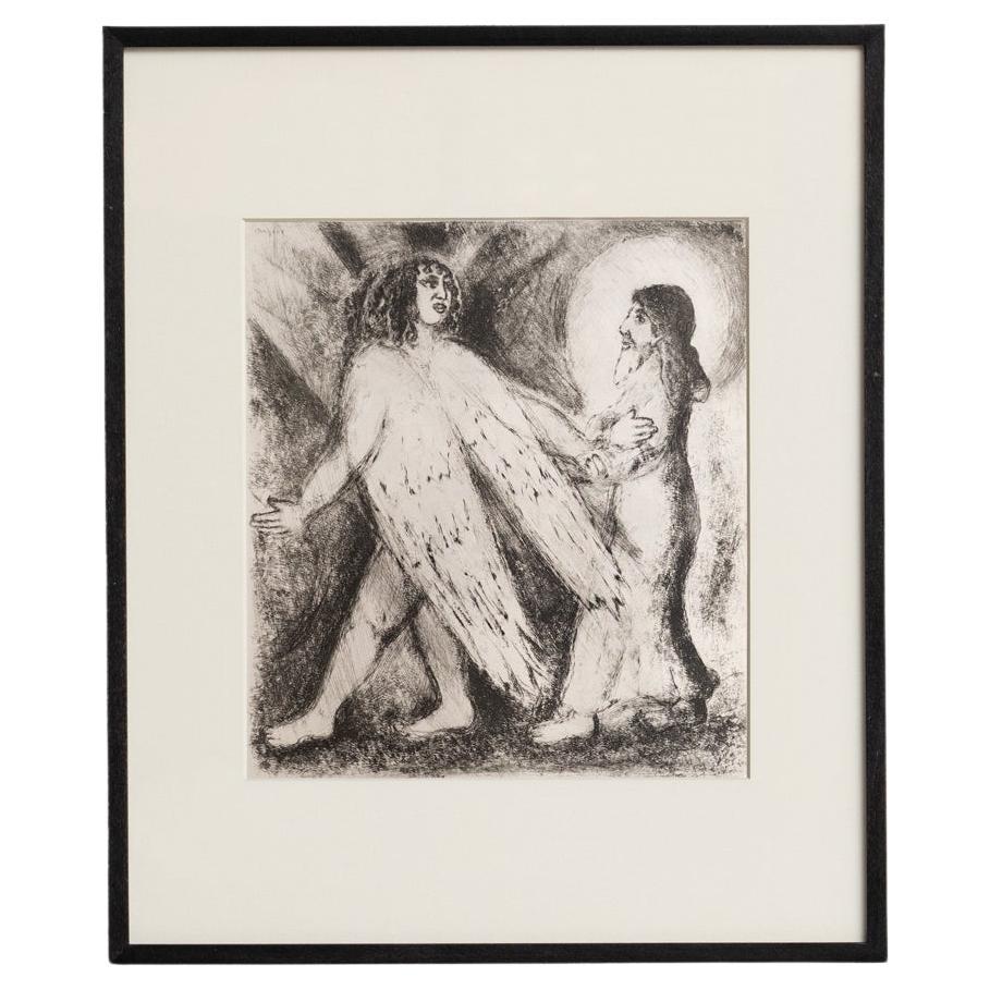 Heliograbado de Marc Chagall de su serie bíblica icónica, 1956 en venta