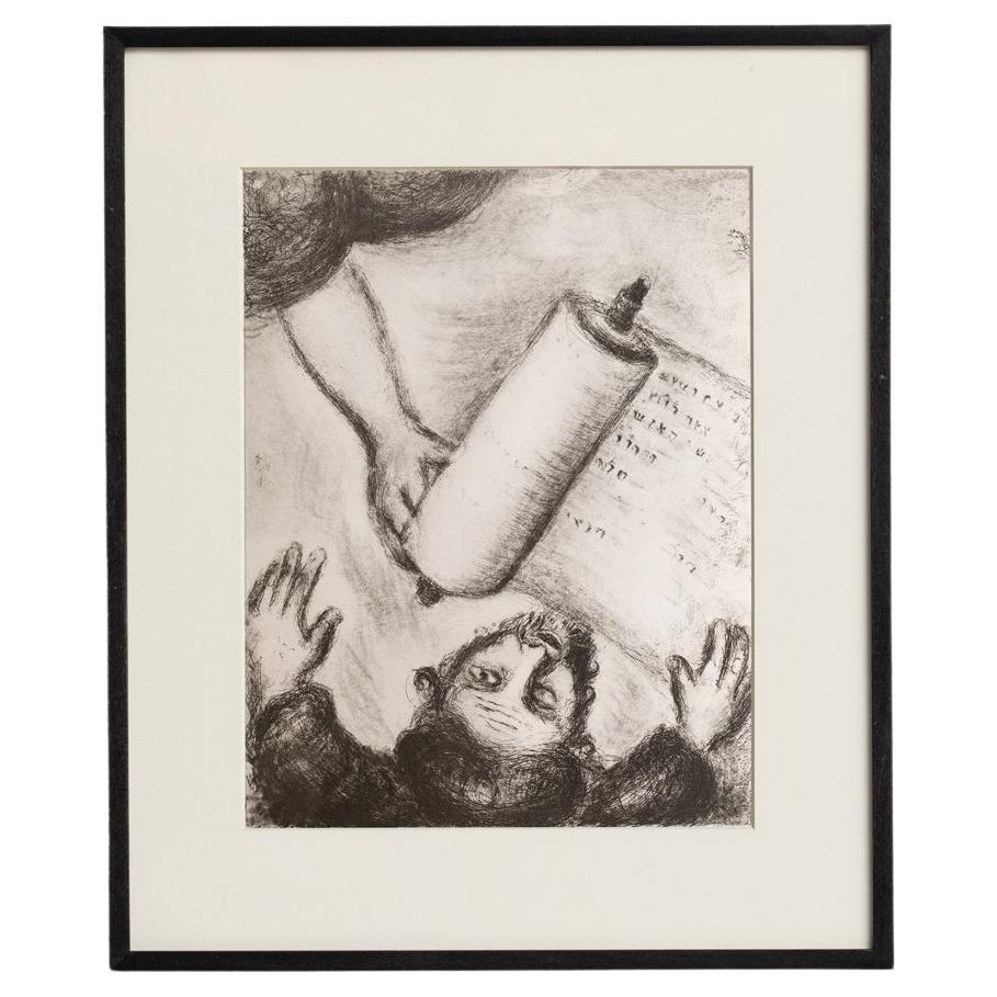 Heliograbado de Marc Chagall de su serie bíblica icónica, 1956
