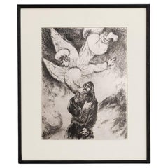 Impression héliogravée de Marc Chagall de sa série biblique emblématique, 1956