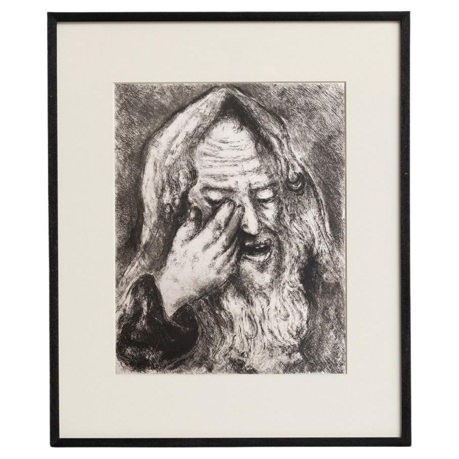 Heliograbado de Marc Chagall de su serie bíblica icónica, 1956 en venta