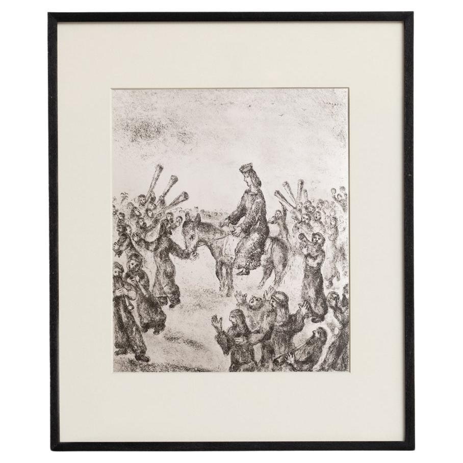 Heliograbado de Marc Chagall de su serie bíblica icónica, 1956 en venta