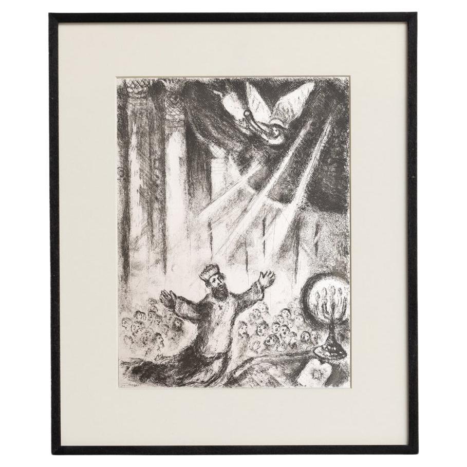 Heliograbado de Marc Chagall de su serie bíblica icónica, 1956 en venta