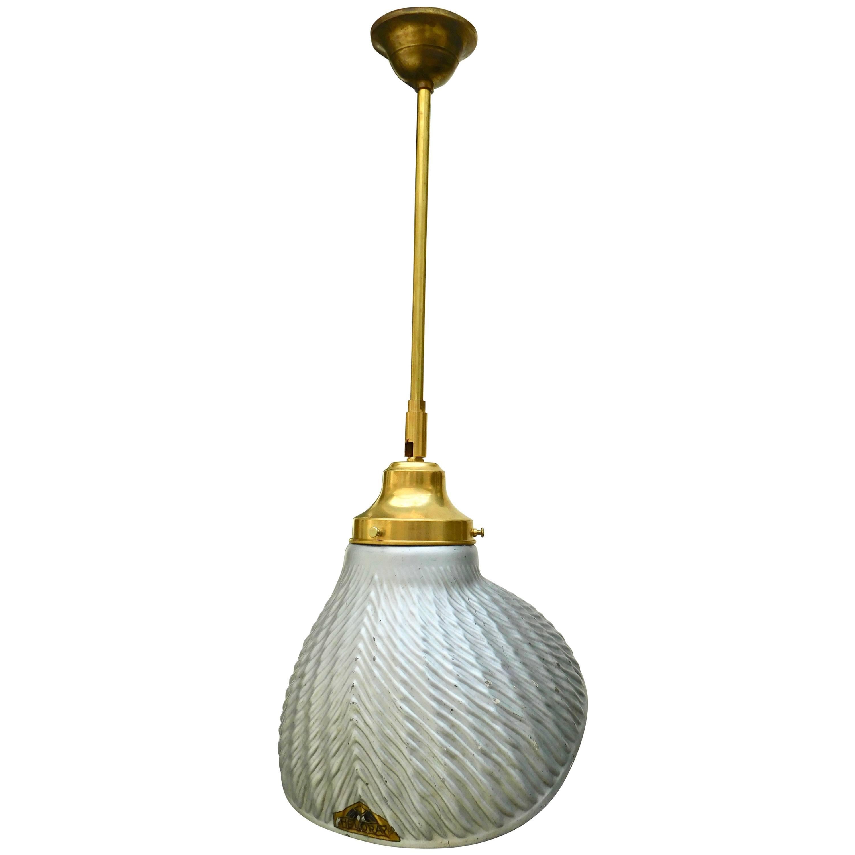 Helioray Hanging Mercury Glass Doctors Lamp For Sale