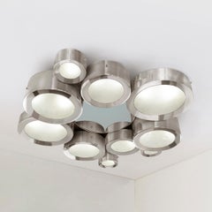 Helios 44 Ceiling Light by Gaspare Asaro-Polished Nickel Finish