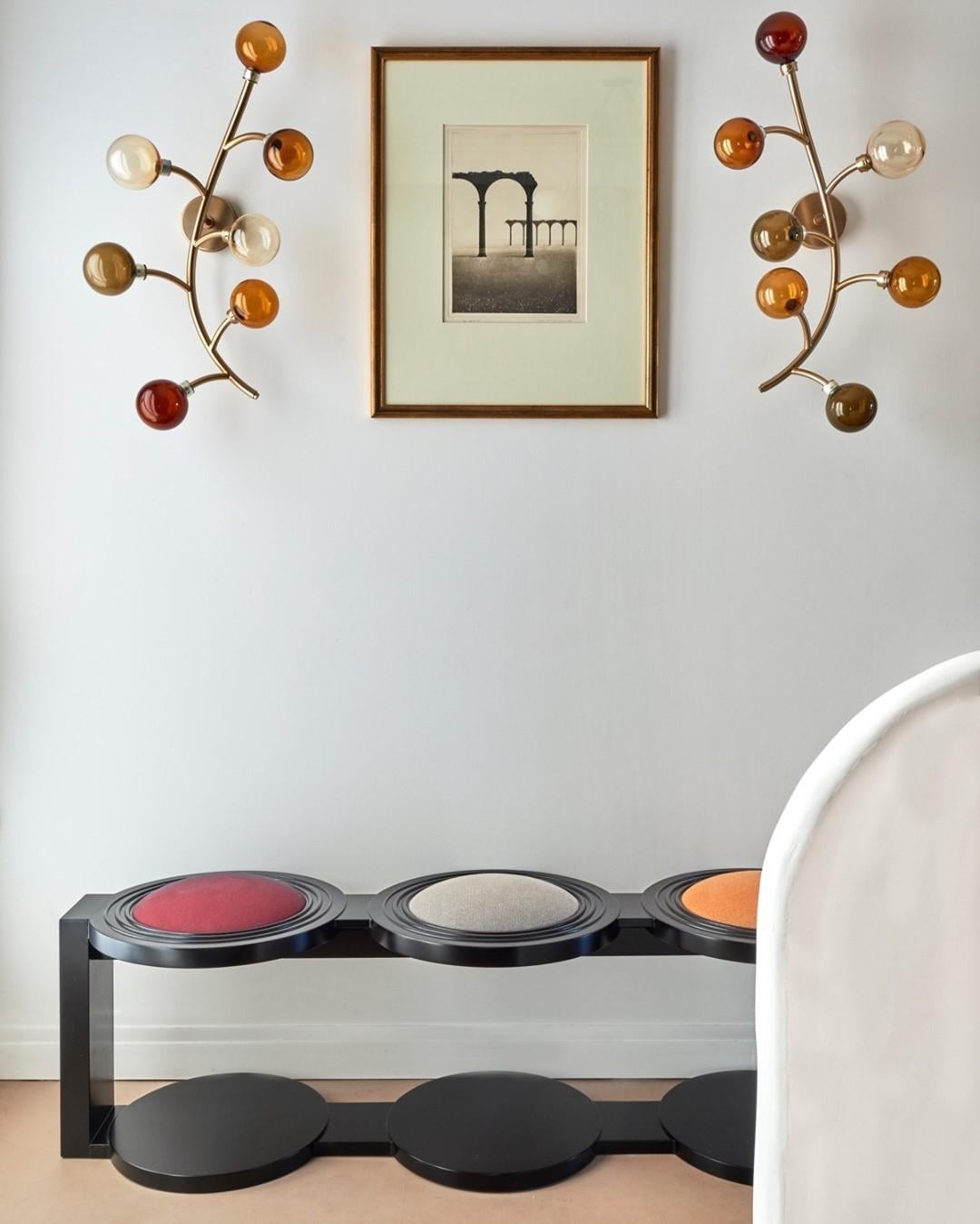 Postmoderne Helios Bench by Emilie Lemardeley en vente