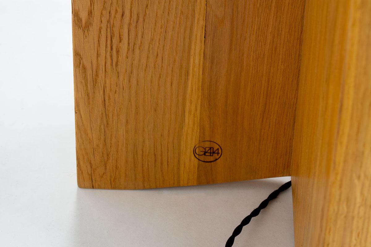 Lampada da terra Helios in rovere collezione G44 in vendita 3