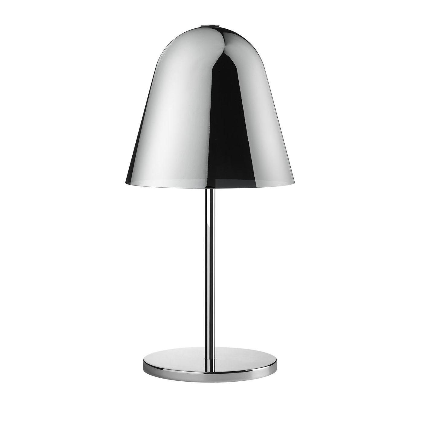 Helios Silvery Metal & Glass Table Lamp by Branch Creative For Sale 3