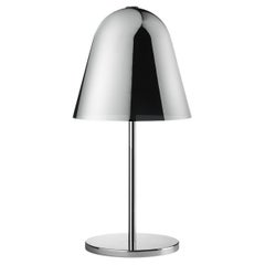 Lampada da tavolo Helios in metallo e vetro argentato di Branch Creative