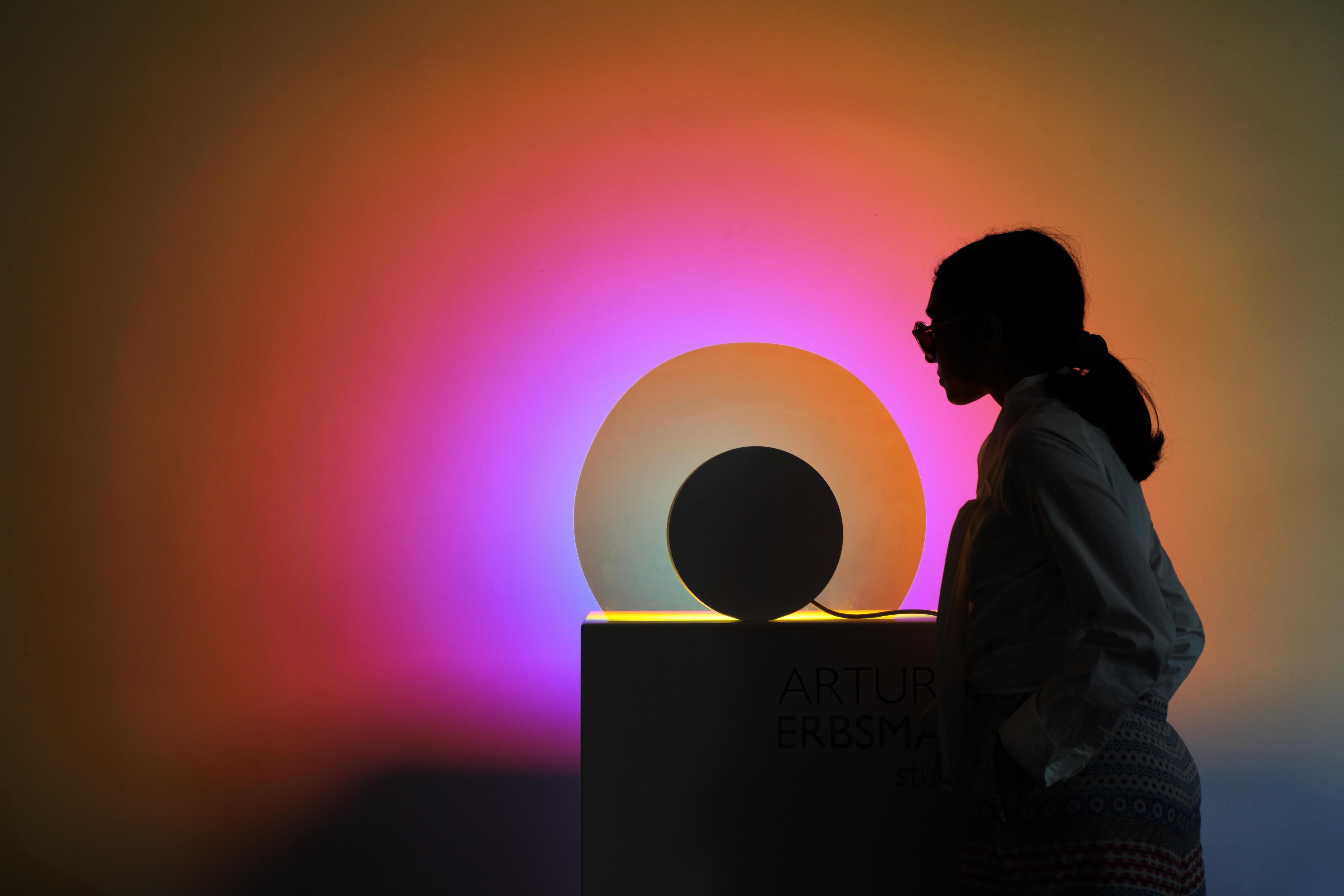 Modern Helios Table Lamp by Arturo Erbsman