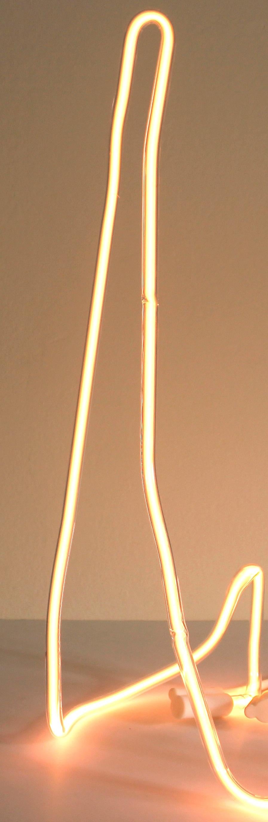 Lámpara de mesa Helium Fractal de vidrio translúcido y gas helio by Dace Sūna en Nuevo estado para la venta en Geneve, CH