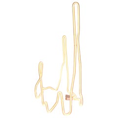 Lámpara de mesa Helium Fractal de vidrio translúcido y gas helio by Dace Sūna