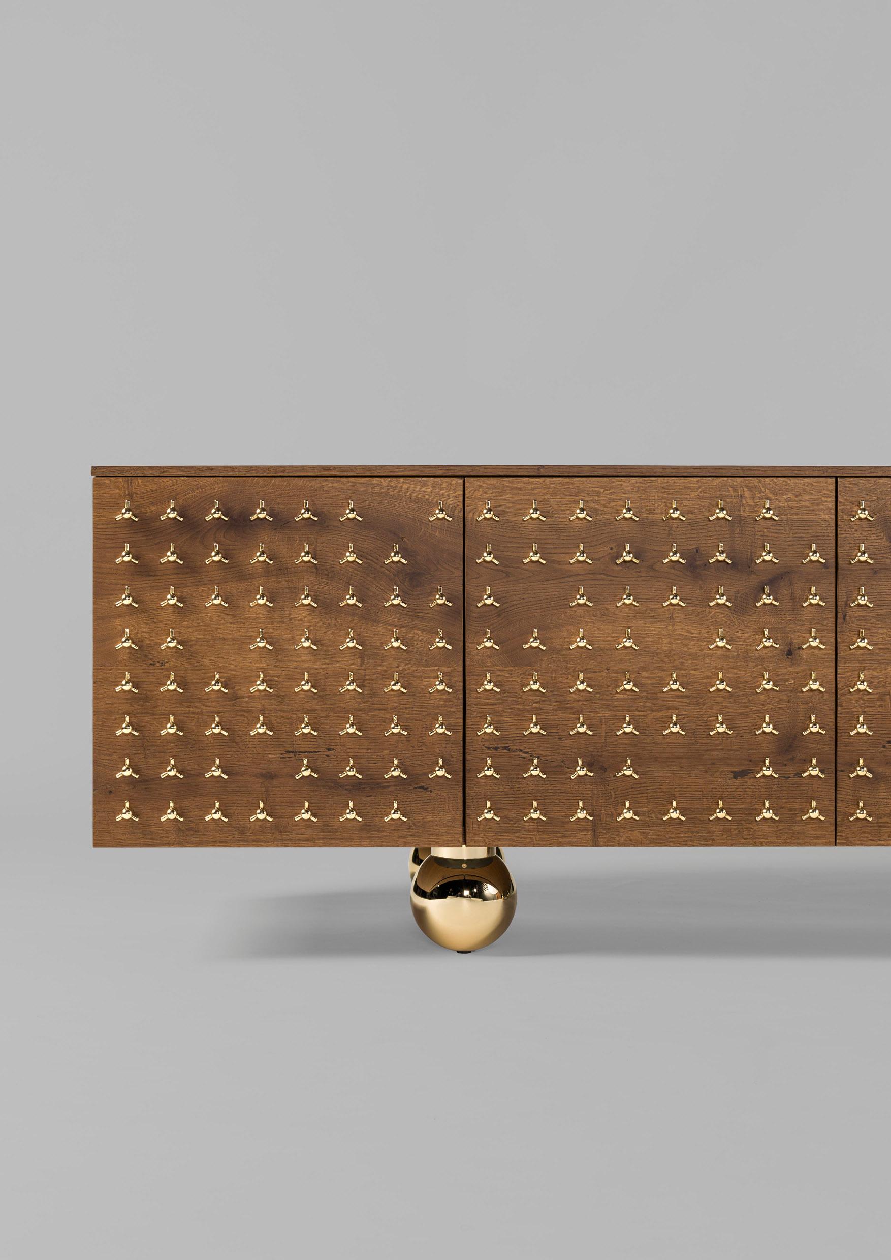 Modern Helix Cabinet by Ramón Úbeda