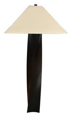 Helix Floor Lamp in Black Copper by Robert Kuo