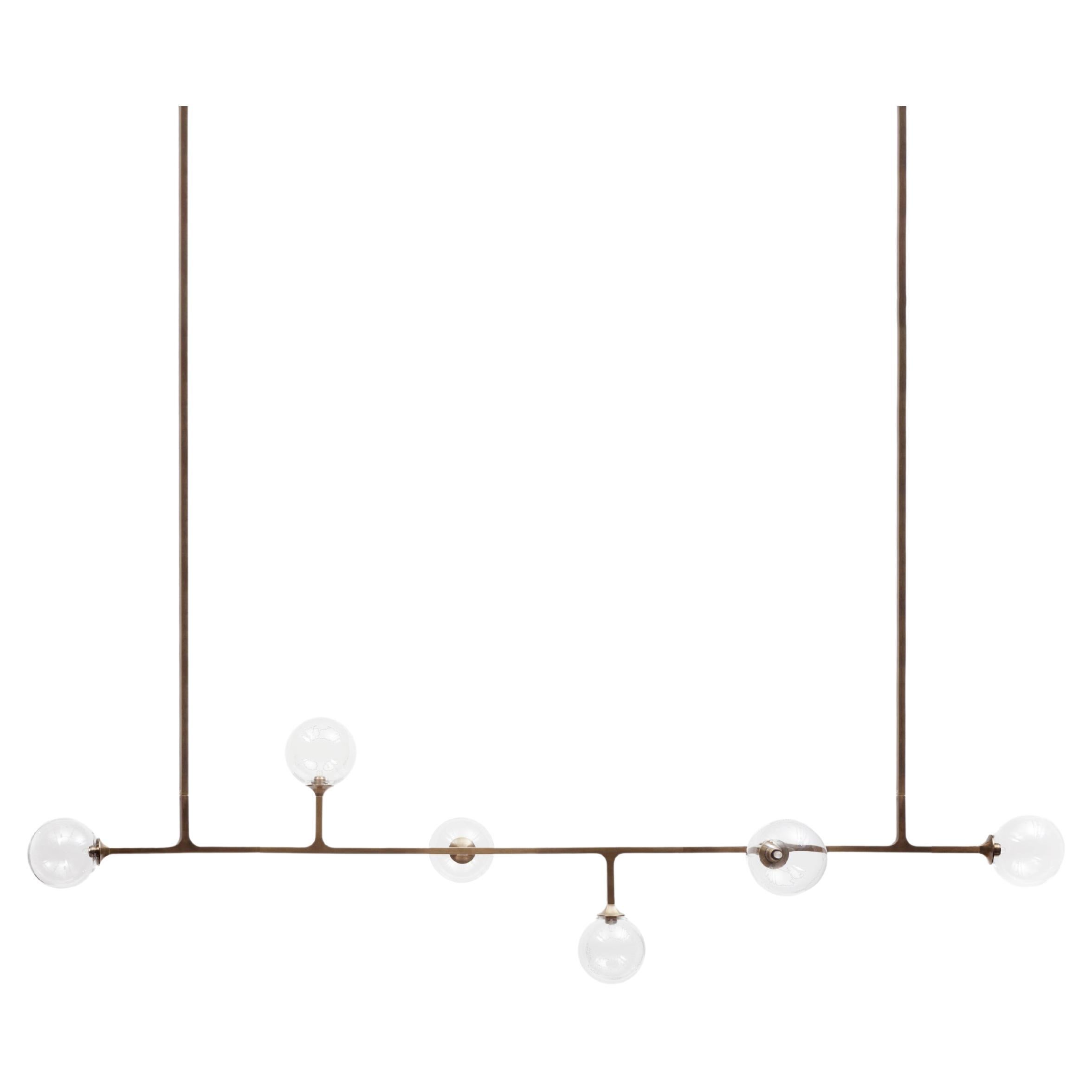 Helix Horizontal Pendant, by Lumifer For Sale