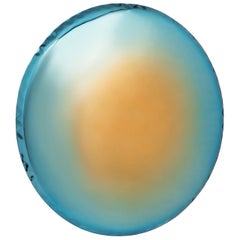 Helix Nebula Topaz Sapphire Oko 150 Miroir mural sculptural de Zieta