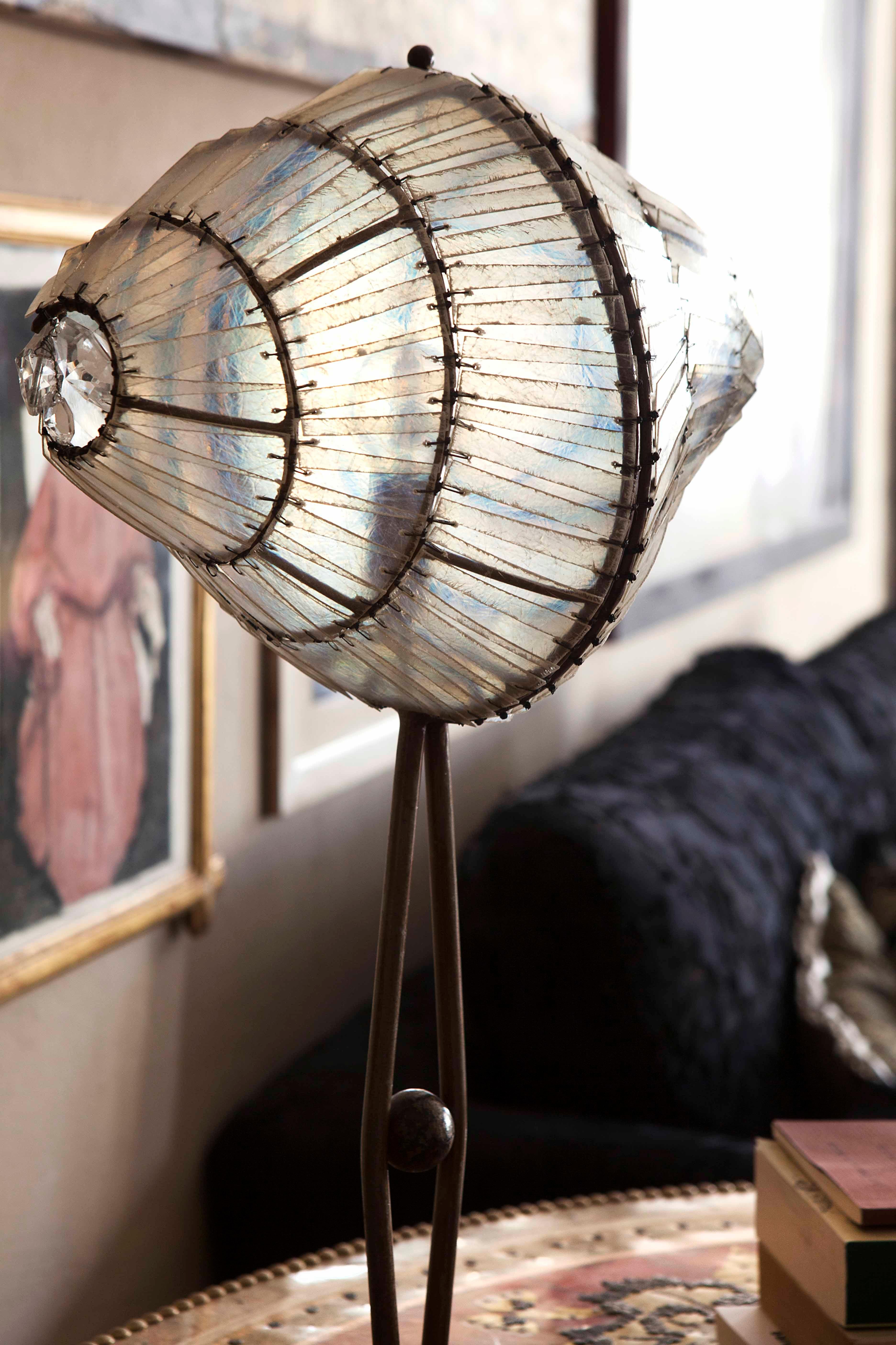 Post-Modern Helix Table Lamp by Valentina Giovando For Sale