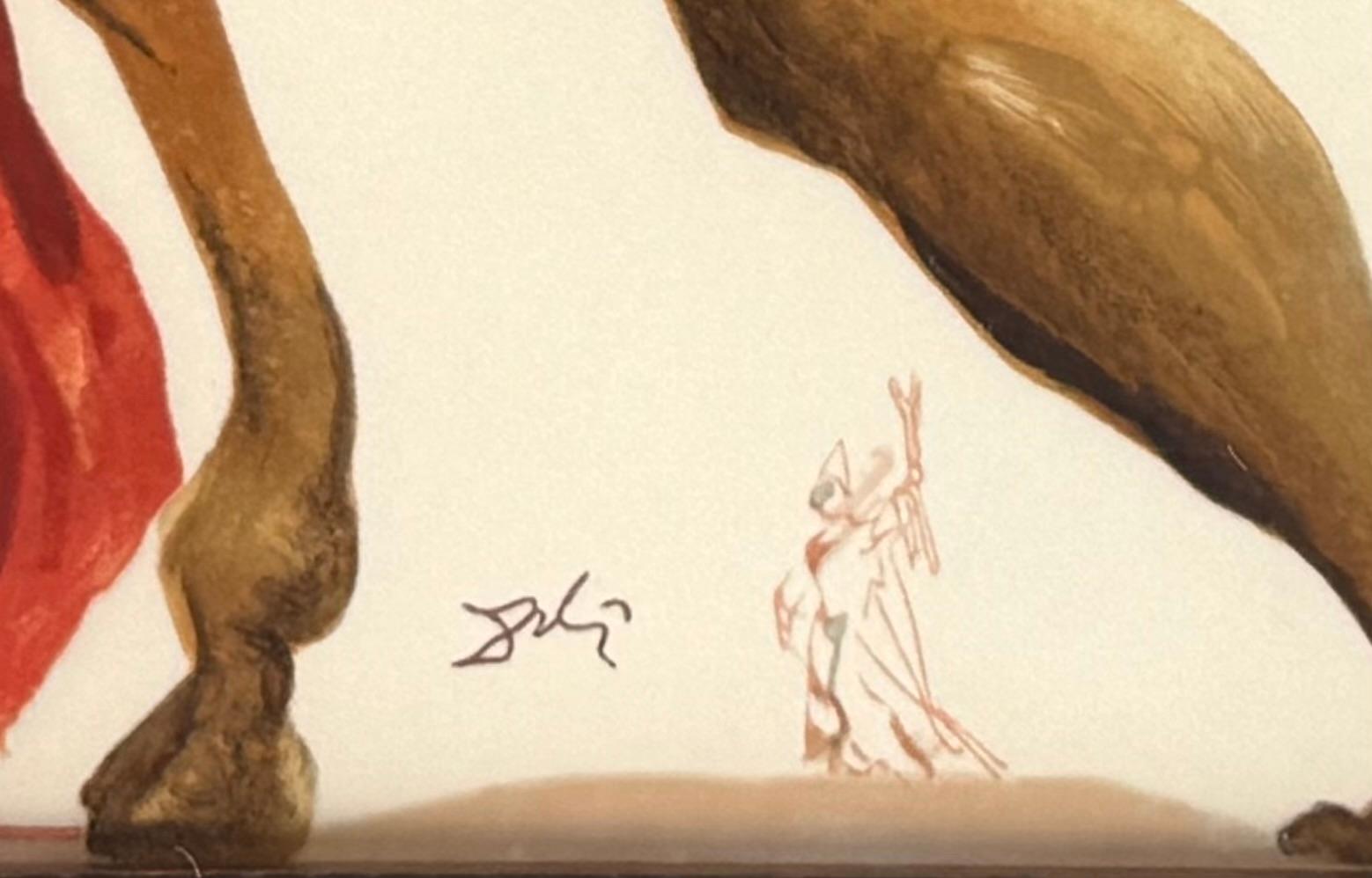 El Infierno: Canto 33 Grabado en madera (La Divina Comedia) de Salvador Dalí mediados del siglo XX en venta