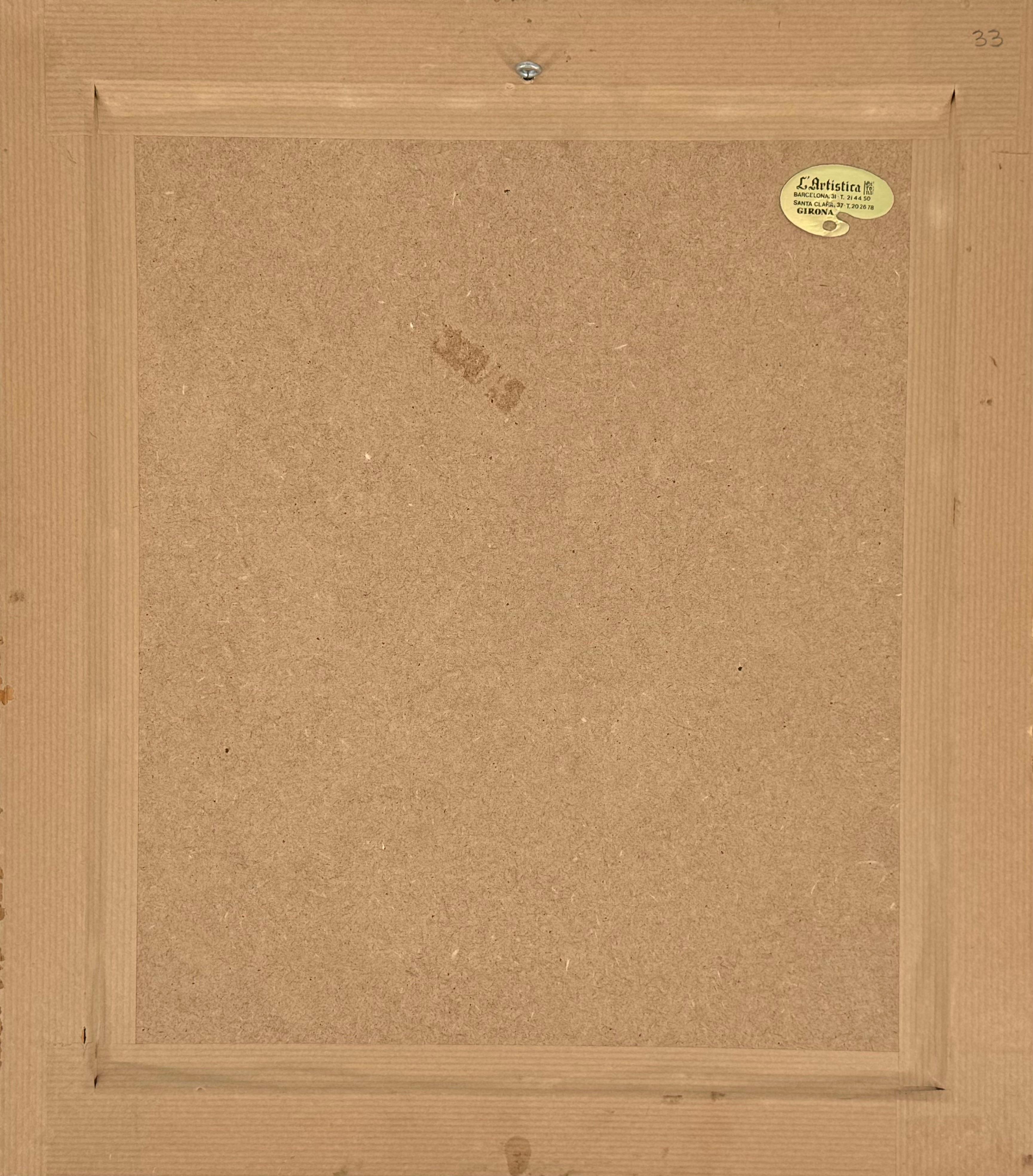 El Infierno: Canto 33 Grabado en madera (La Divina Comedia) de Salvador Dalí Madera en venta