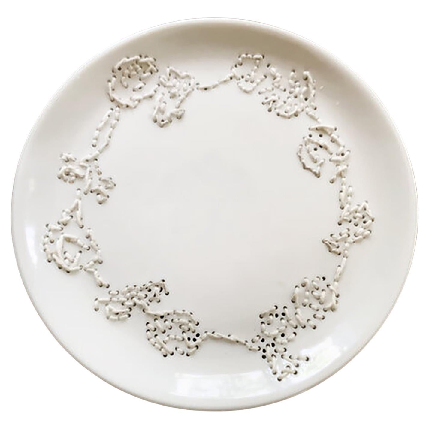 Hella Jongerius Embroidered Porcelain Plate