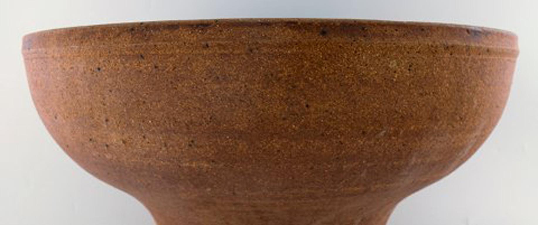 Mid-20th Century Helle Alpass, Huge Stoneware Floor Vase, 1968