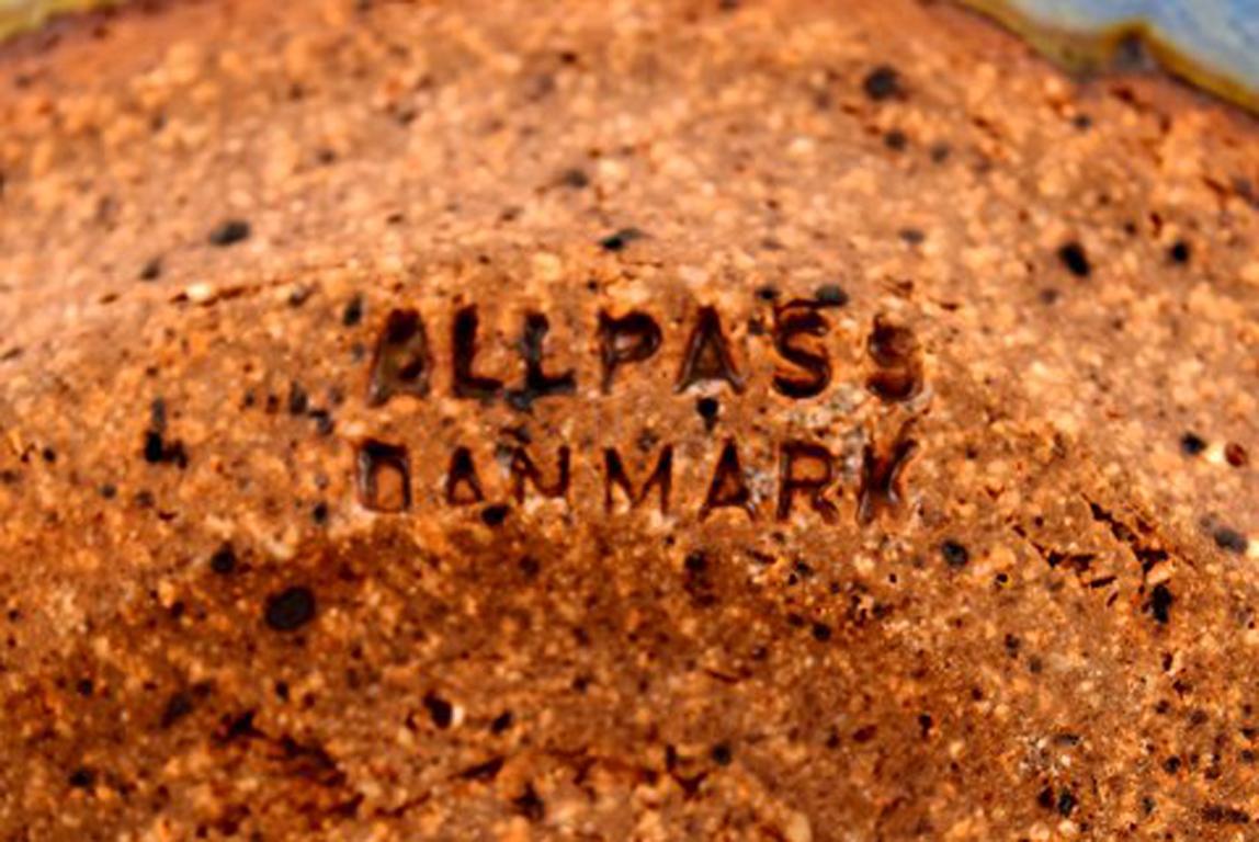Helle Alpass '1932-2000', Large Bowl of Glazed Stoneware, 1960s-1970s 3