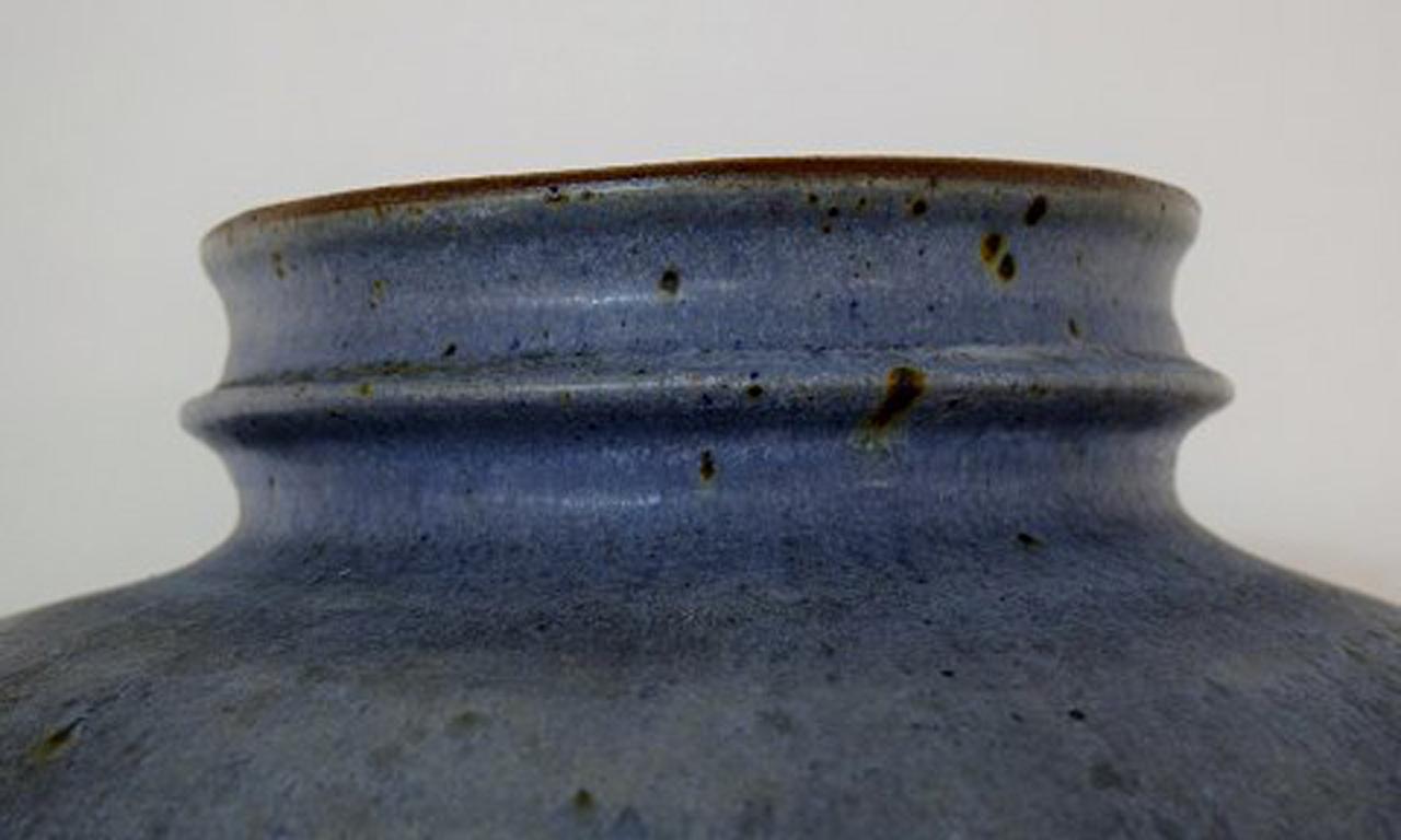 Helle Alpass, Denmark, Colossal Vase of Glazed Stoneware In Good Condition In Copenhagen, DK
