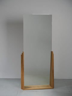 Specchio da terra Helle Clear Polished Edge di Bowen Liu