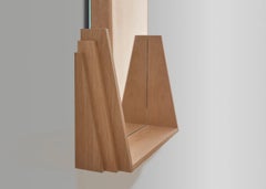 Specchio da parete Helle Clear Polished Edge di Bowen Liu
