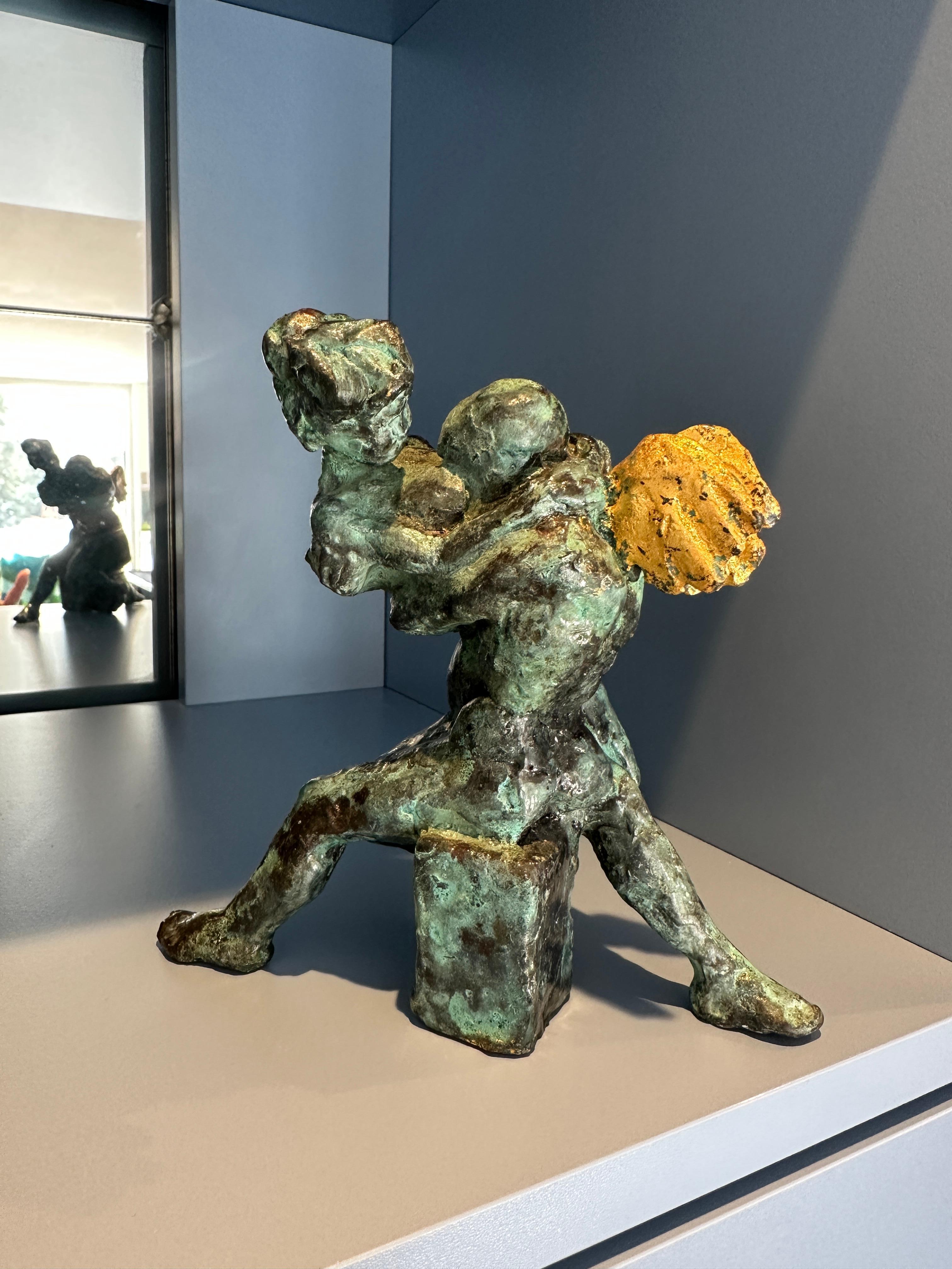 Heavenly in Love di Helle Crawford, scultura figurativa in bronzo in vendita 6