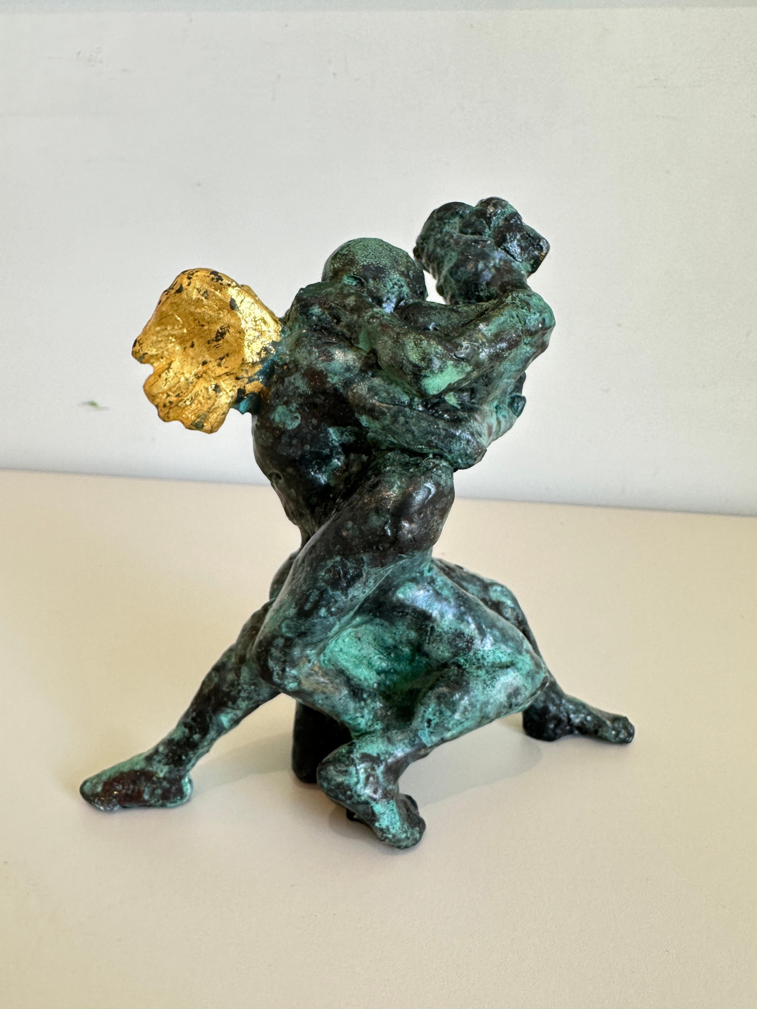 Heavenly in Love di Helle Crawford, scultura figurativa in bronzo - Sculpture Contemporaneo di Helle Rask Crawford