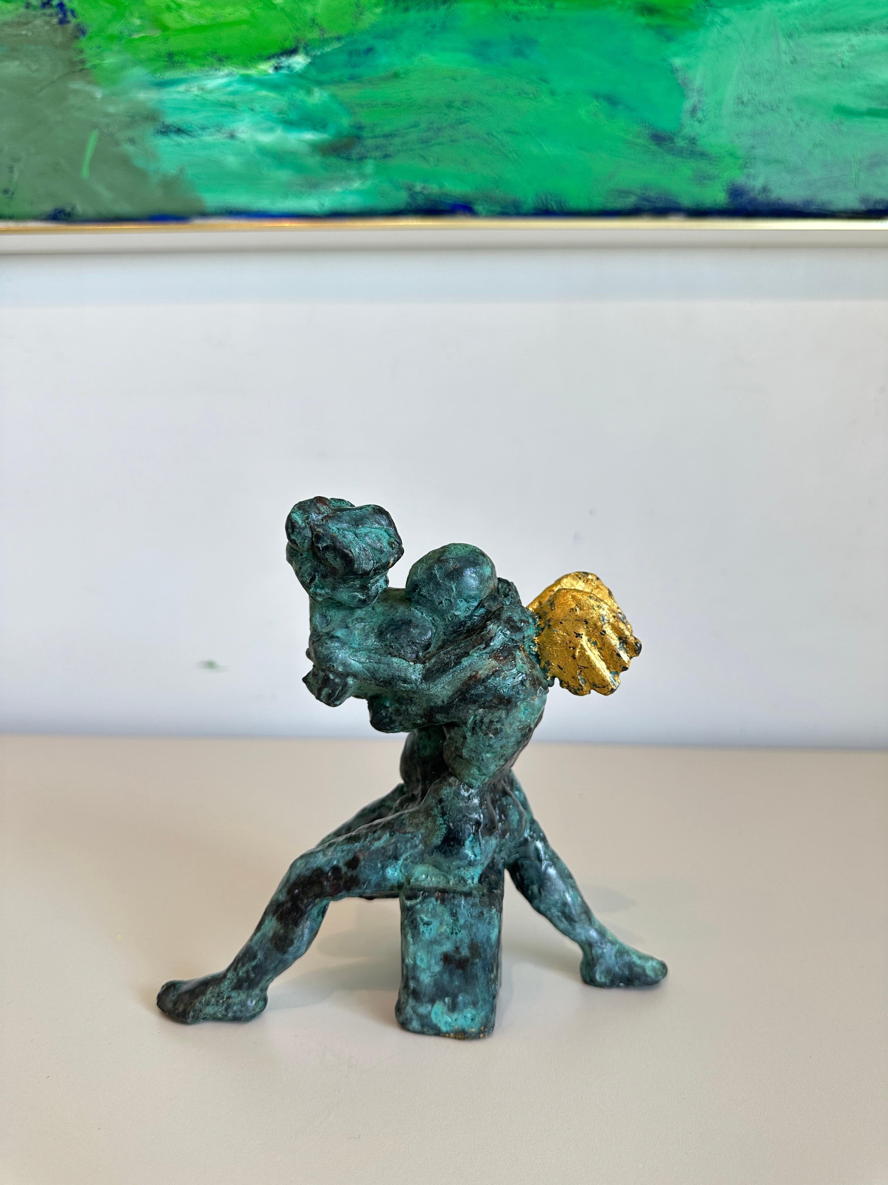 Heavenly in Love di Helle Crawford, scultura figurativa in bronzo in vendita 2