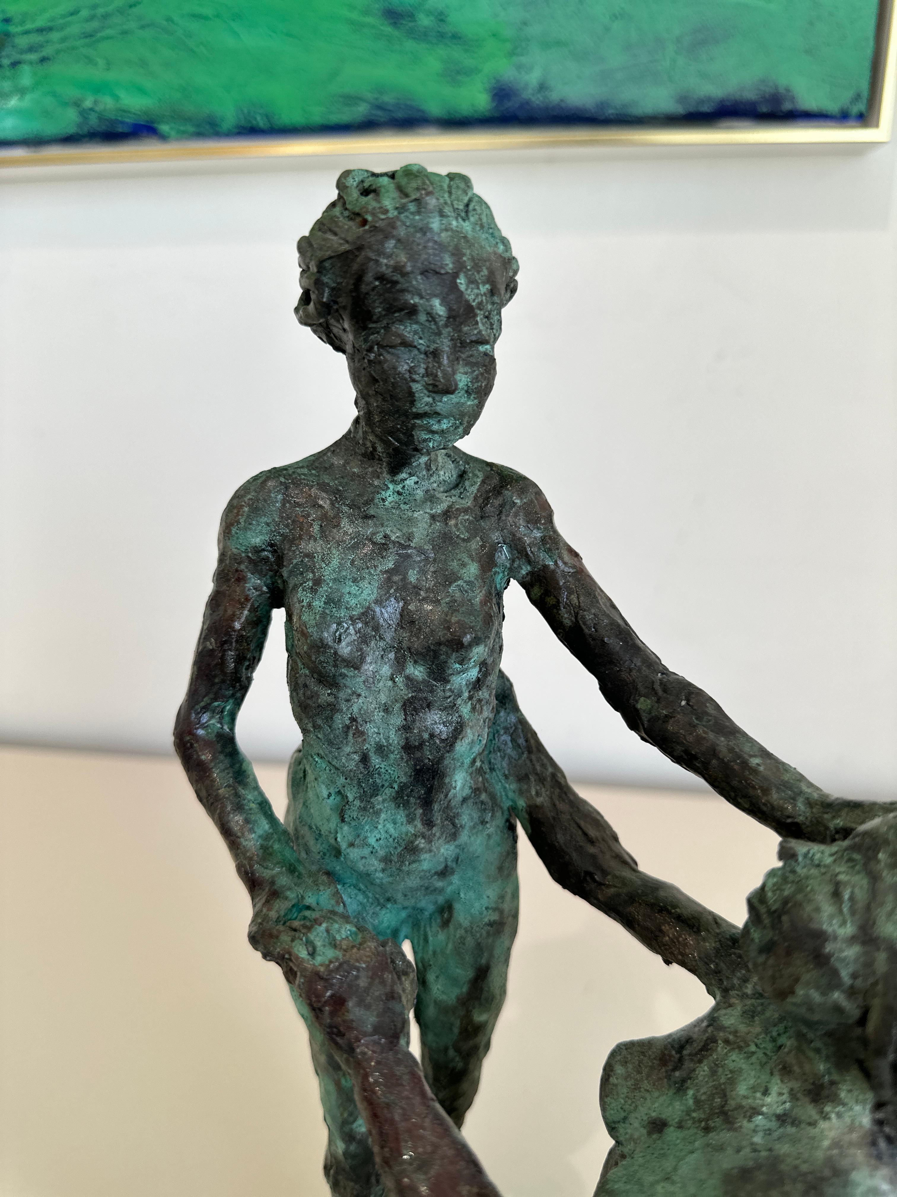 Amor es Amor de Helle Crawford, Escultura figurativa de bronce en venta 1