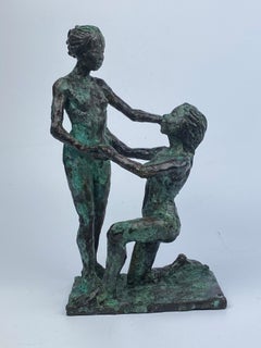 Love is Love by Helle Crawford, Bronze figurative sculpture