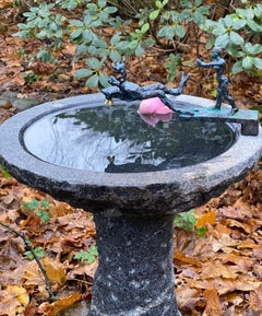 Oops.. by Helle Crawford, Contemporary frog bronze animal sculpture
