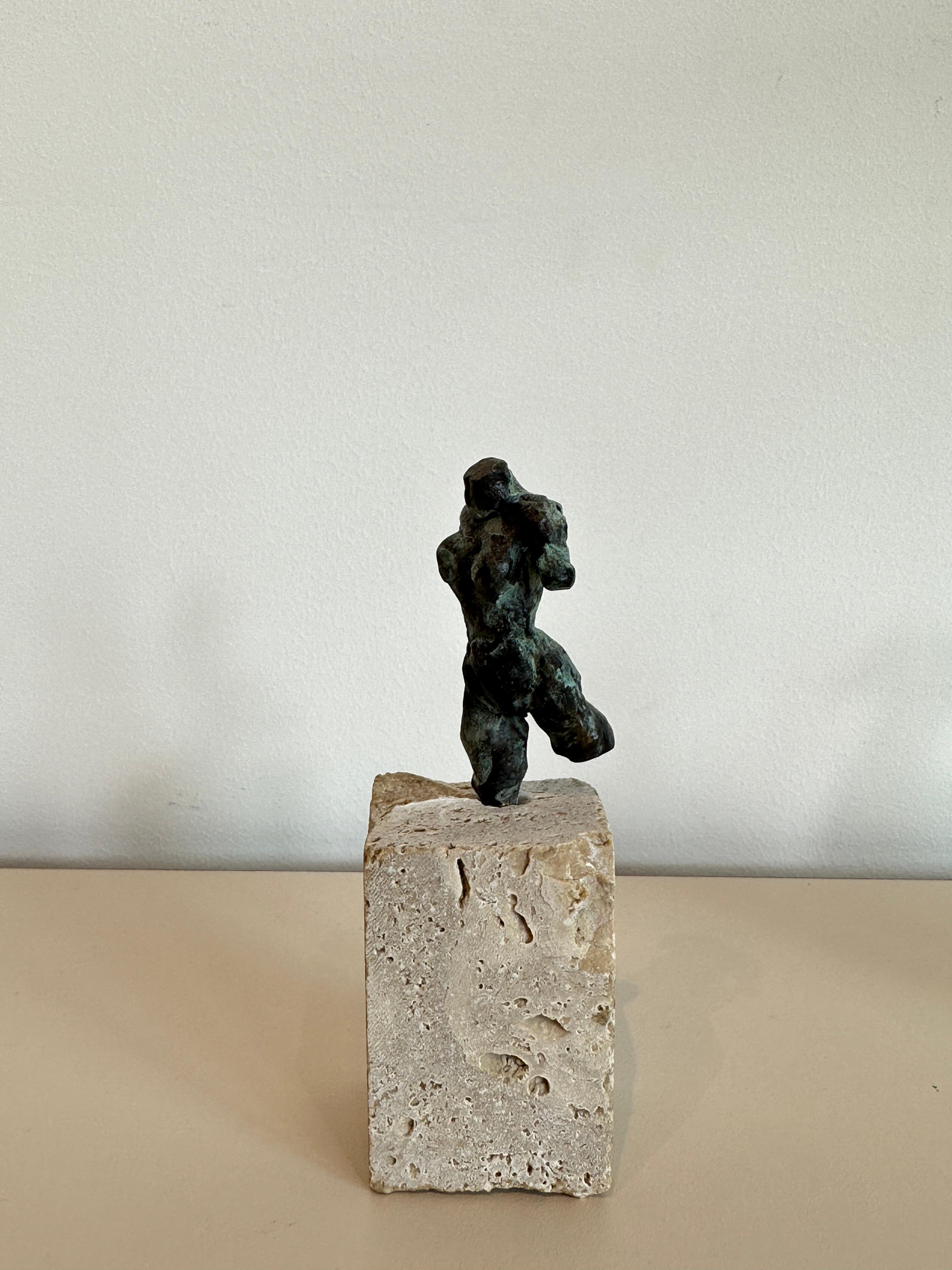 Tiny Torso by Helle Crawford, Bronze sculpture of a woman's Torso - Sculpture by Helle Rask Crawford