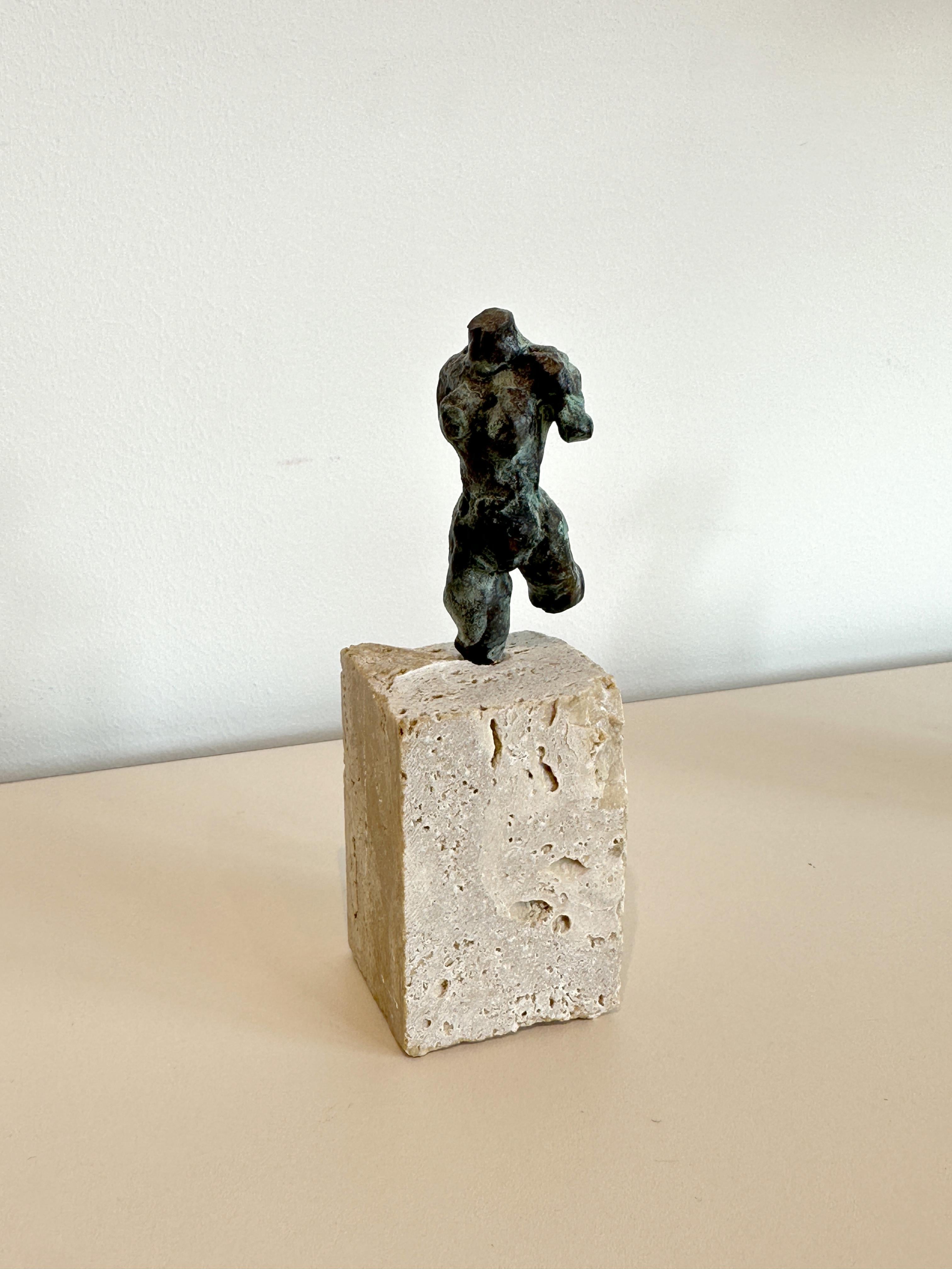 Tiny Torso by Helle Crawford, Bronze sculpture of a woman's Torso 1