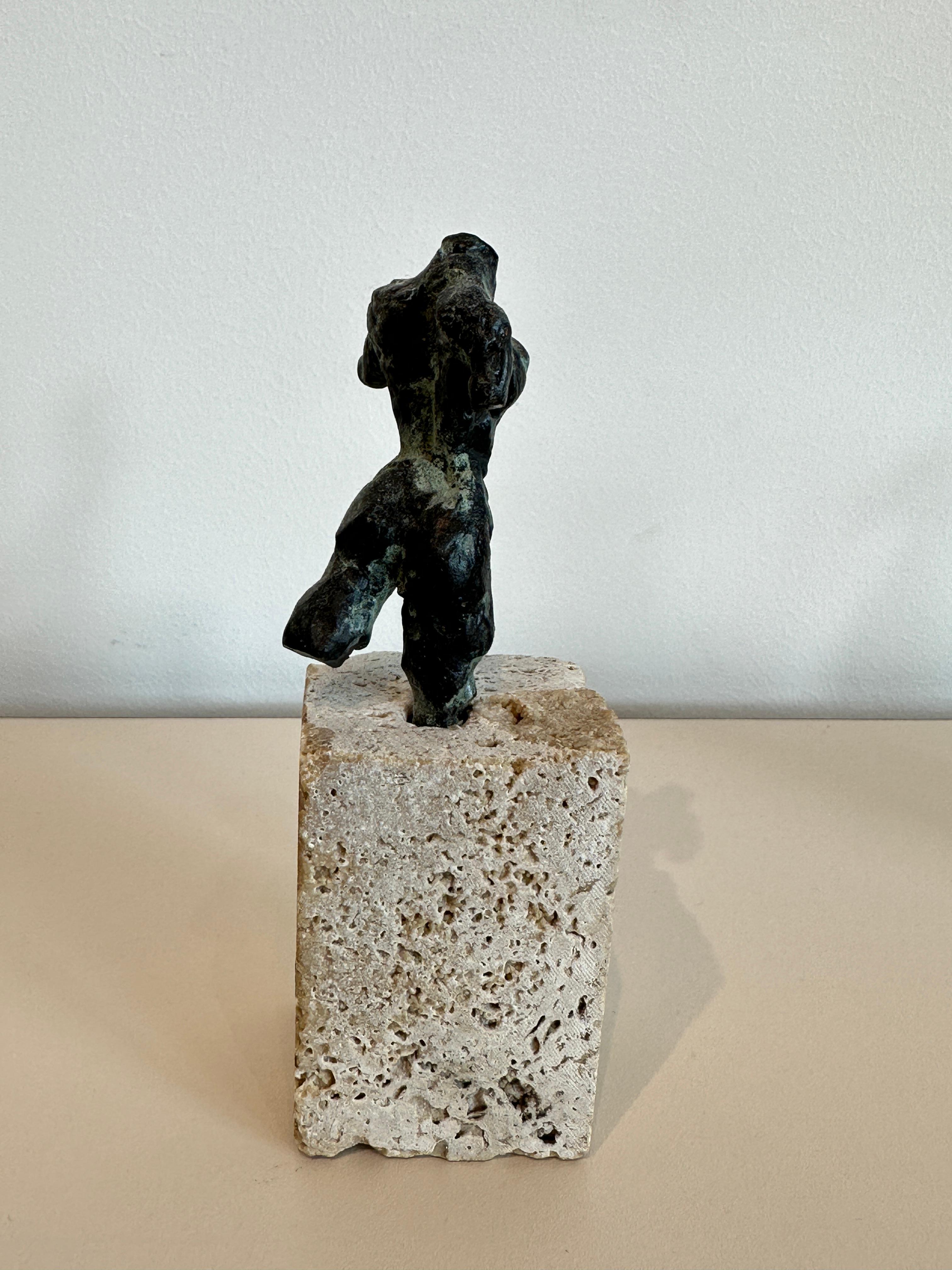 Tiny Torso by Helle Crawford, Bronze sculpture of a woman's Torso 4