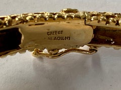 Hellenistic Double Headed Lion 18 Karat Yellow Gold Bracelet by Lalaounis