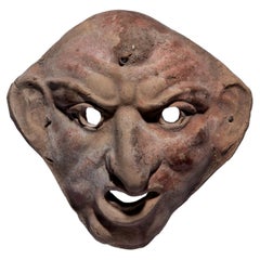 Hellenistic Greek Terracotta Theatre Mask