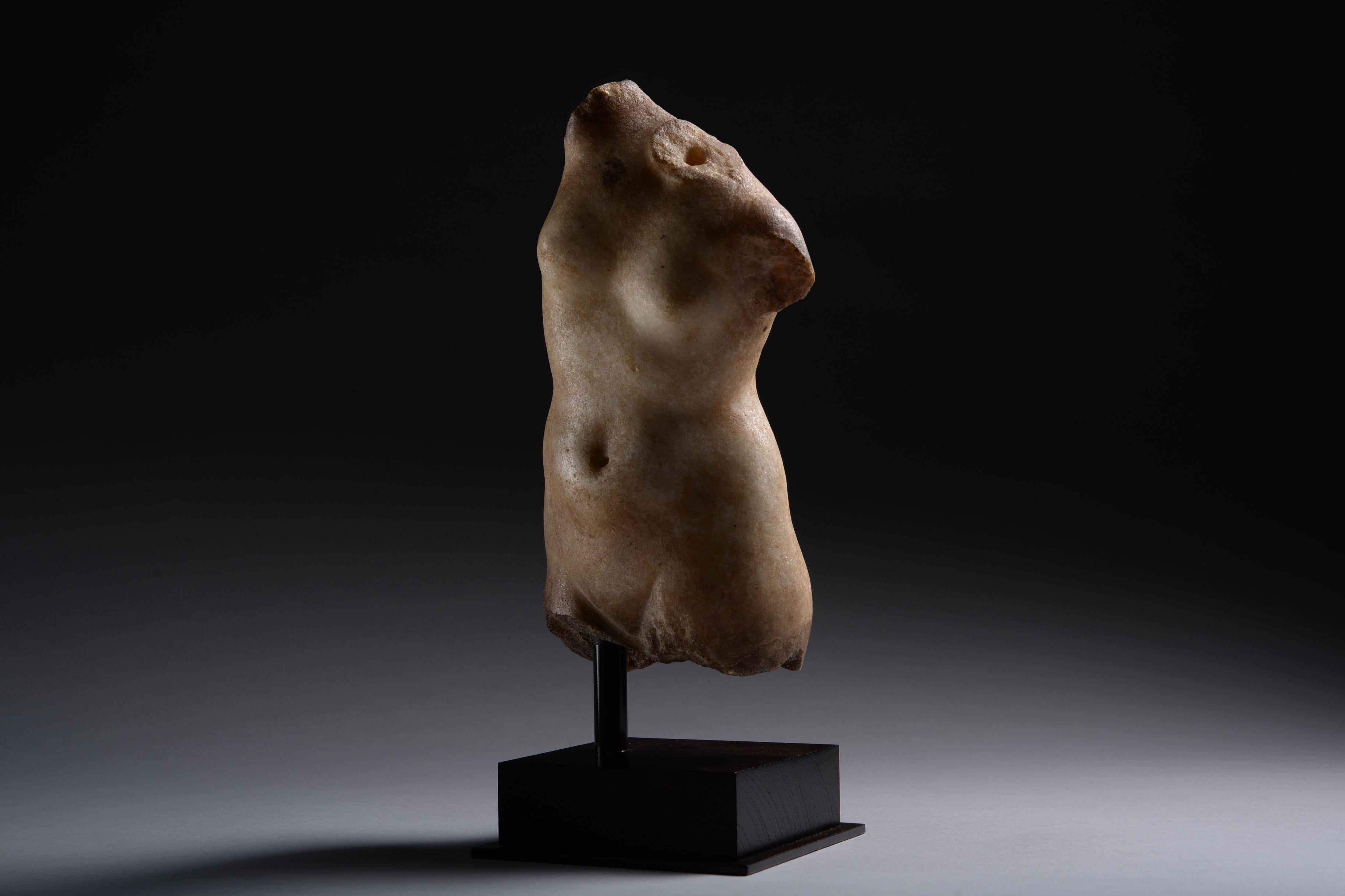 A Hellenistic marble torso of Aphrodite Anadyomene (