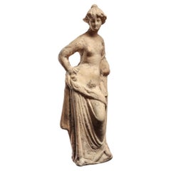 Used Hellenistic Terracotta Statuette of Aphrodite