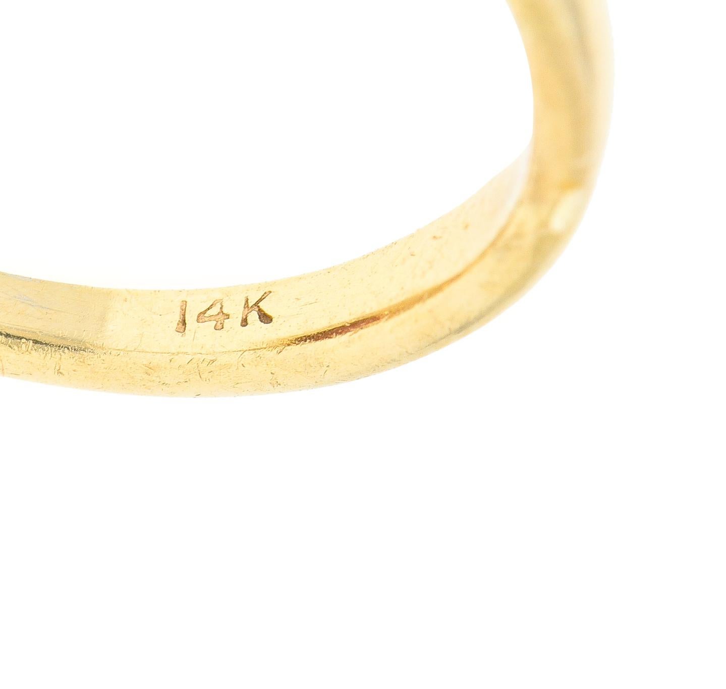 Hellenistic Victorian Carnelian Intaglio 14 Karat Yellow Gold Julius Caesar Ring In Excellent Condition In Philadelphia, PA